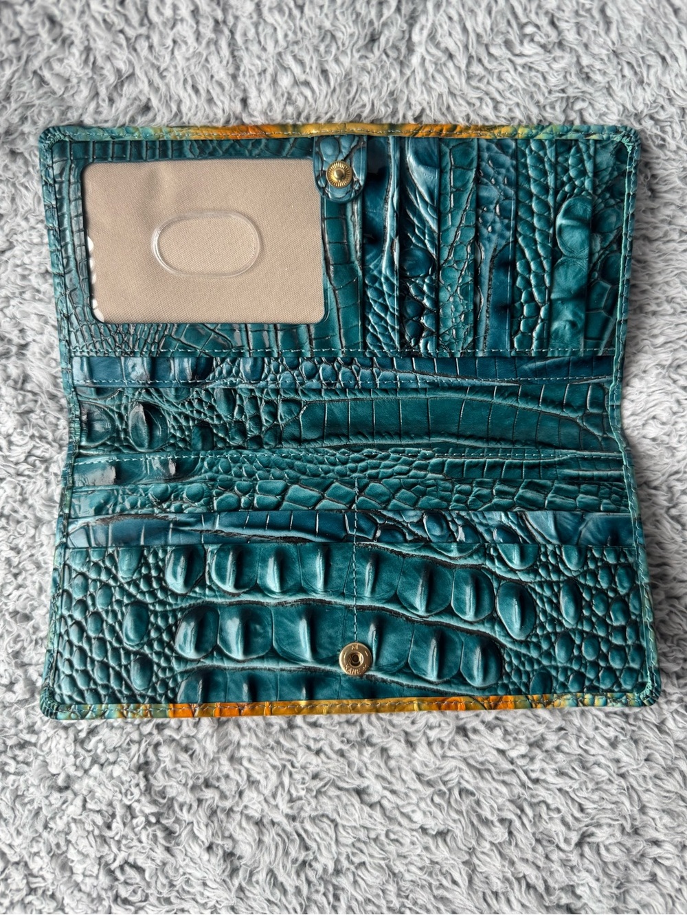 Brahmin Ady Wallet Bermuda Ombré Melbourne Genuine Leather NWT - Picture 3 of 9